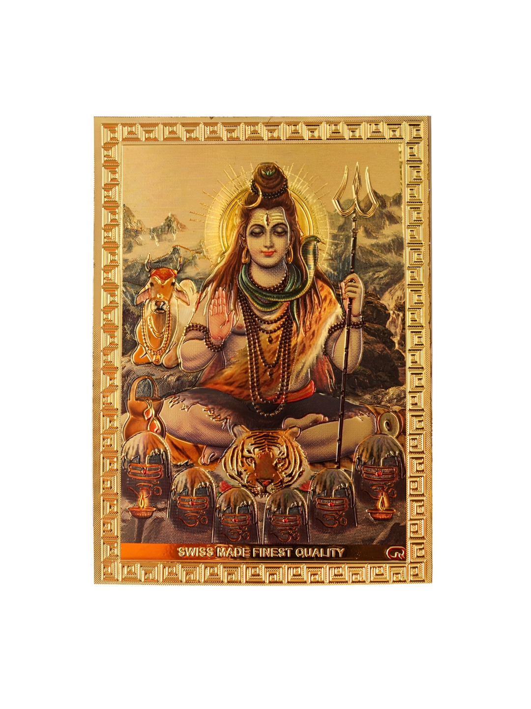 Hawai Lord Shiva Paper Wall Rectangle Photographs Wall Art - 3.5 x 2.5 in