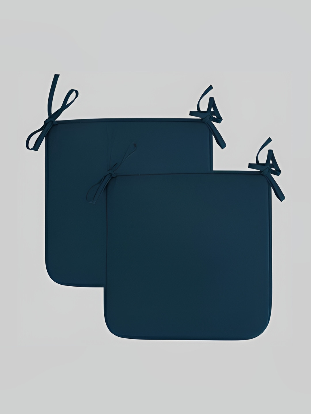 SKANDA FAB Set Of 2 Botanical Green Pure Cotton Foam Chair Pad