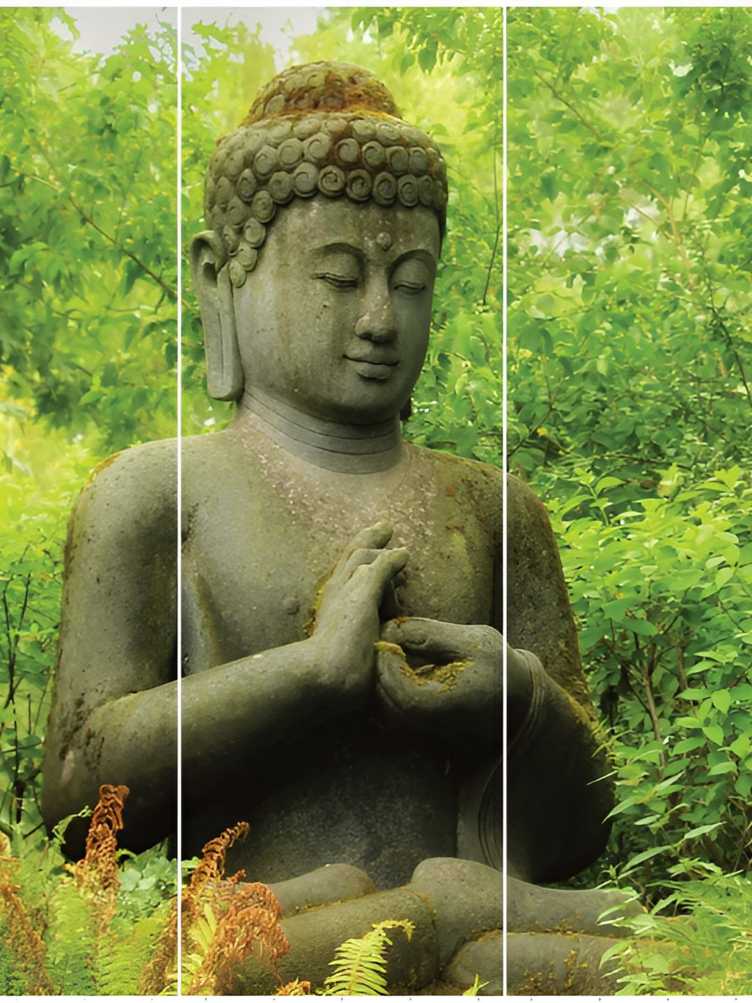 Inephos Grey And Green 1 Piece Other Wall Art