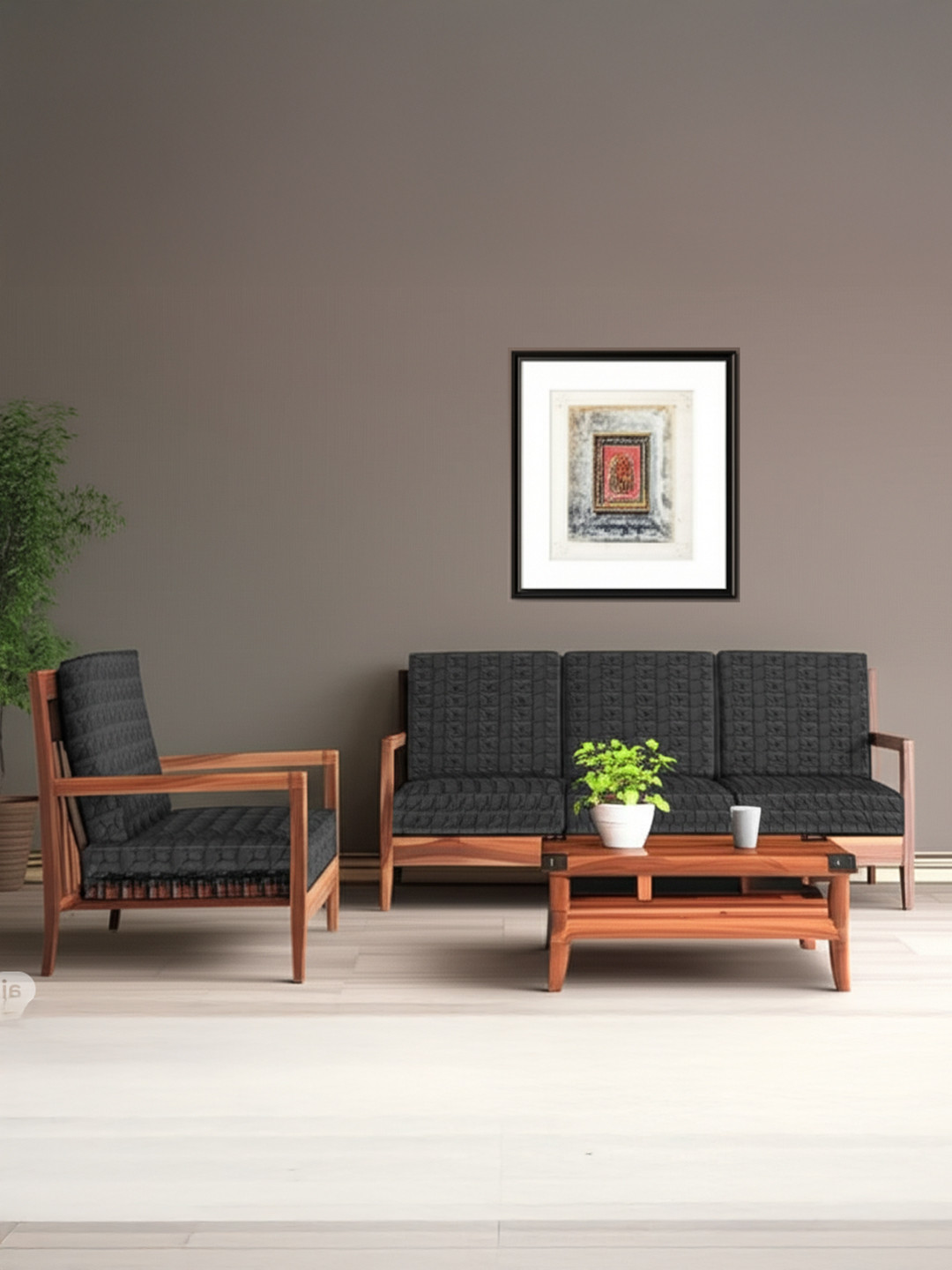 Cortina Grey Set of 8 Soft Bubble Stretchable Solid Sofa Slipcovers