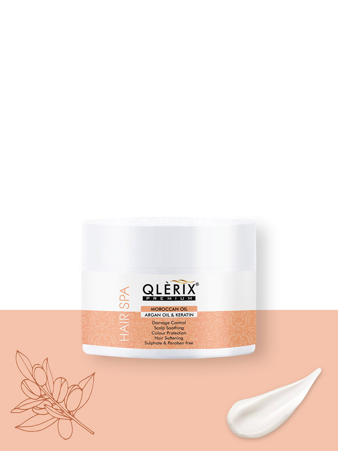 QLERIX Keratin Hair Mask With Moroccan & Argan Oil - 200 ml