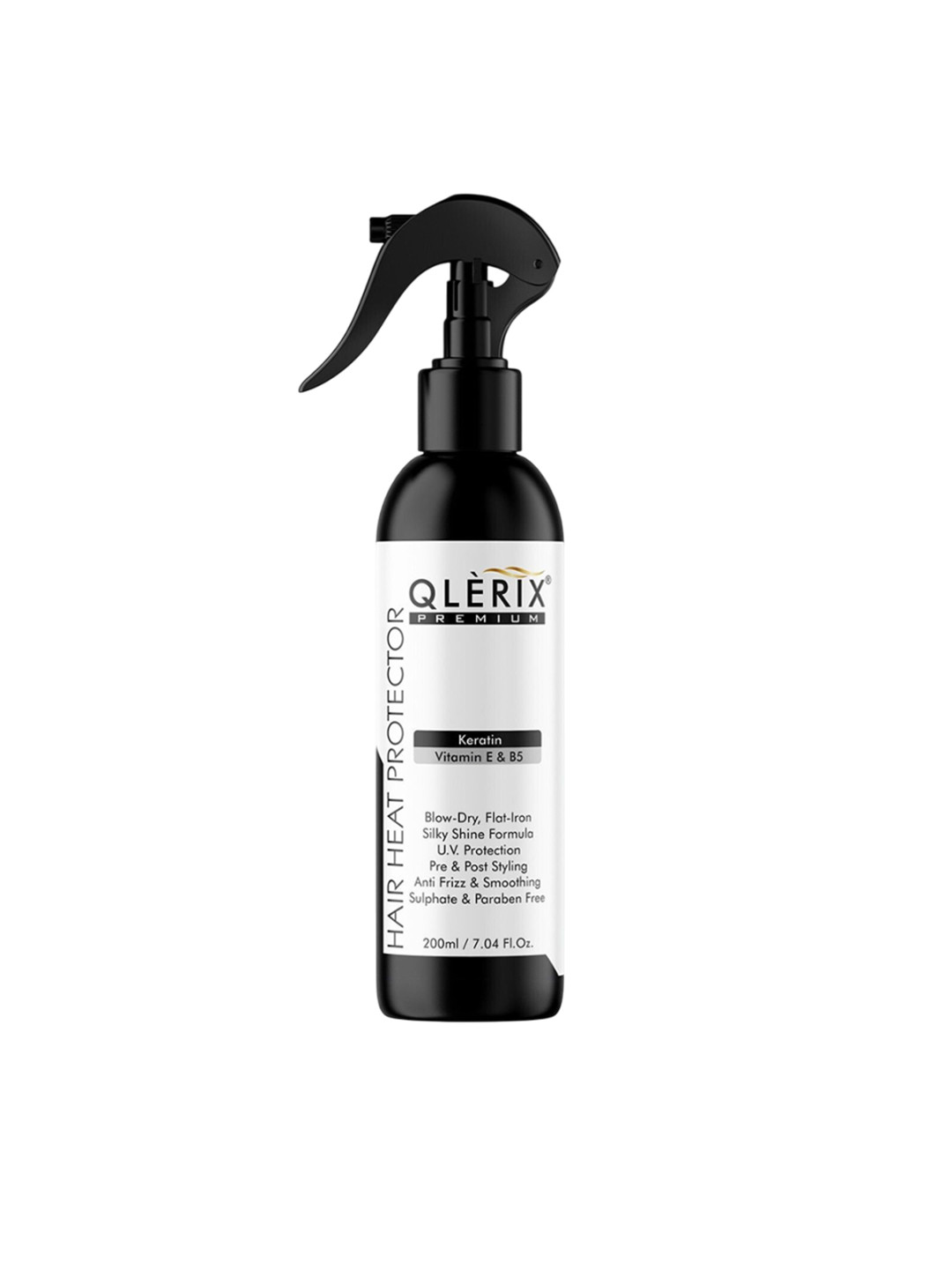 QLERIX Hair Heat Protection Spray With Keratin & Vitamin E - 200 ml