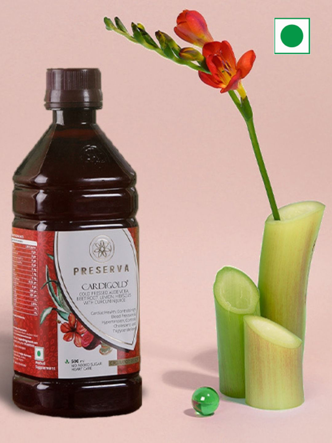 Preserva Wellness Cardigold Juice For Naural Blood Pressure Support - 500 ml