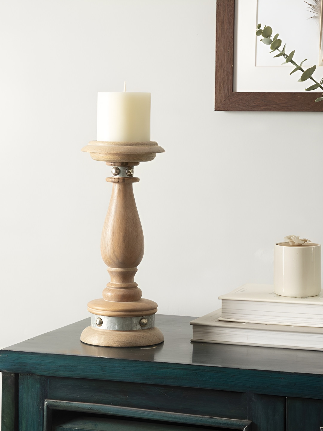 NILAAY Brown Candle Holder
