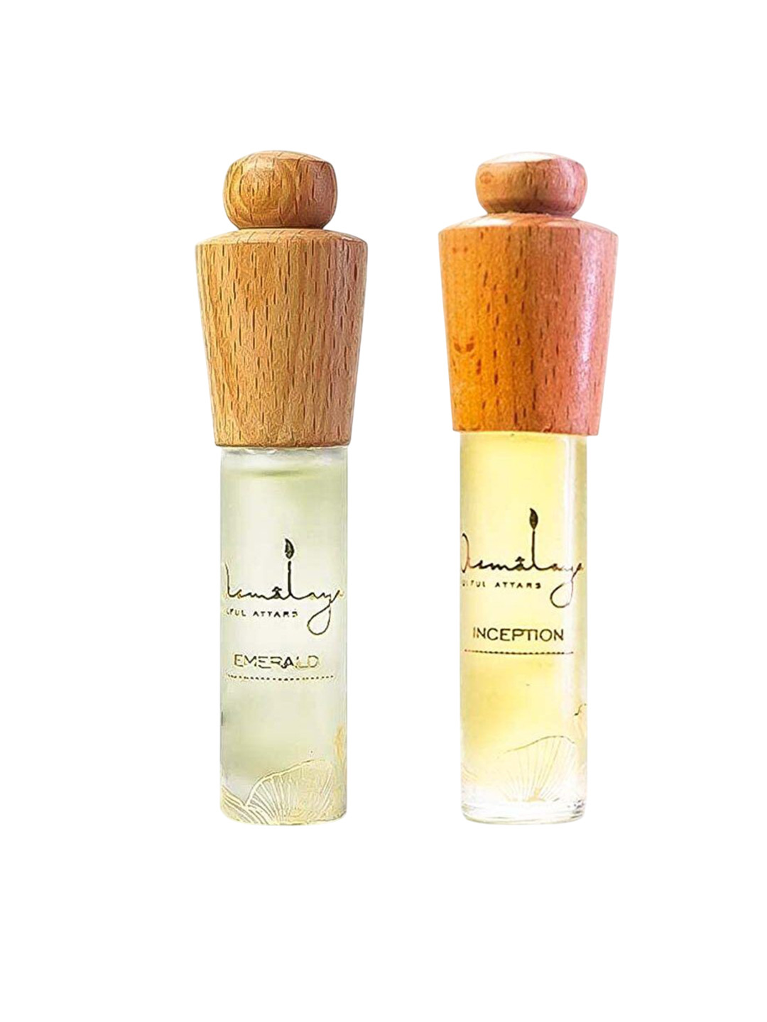 Nirmalaya Set Of 2 Emerald & Inception Long Lasting Attar - 8ml Each