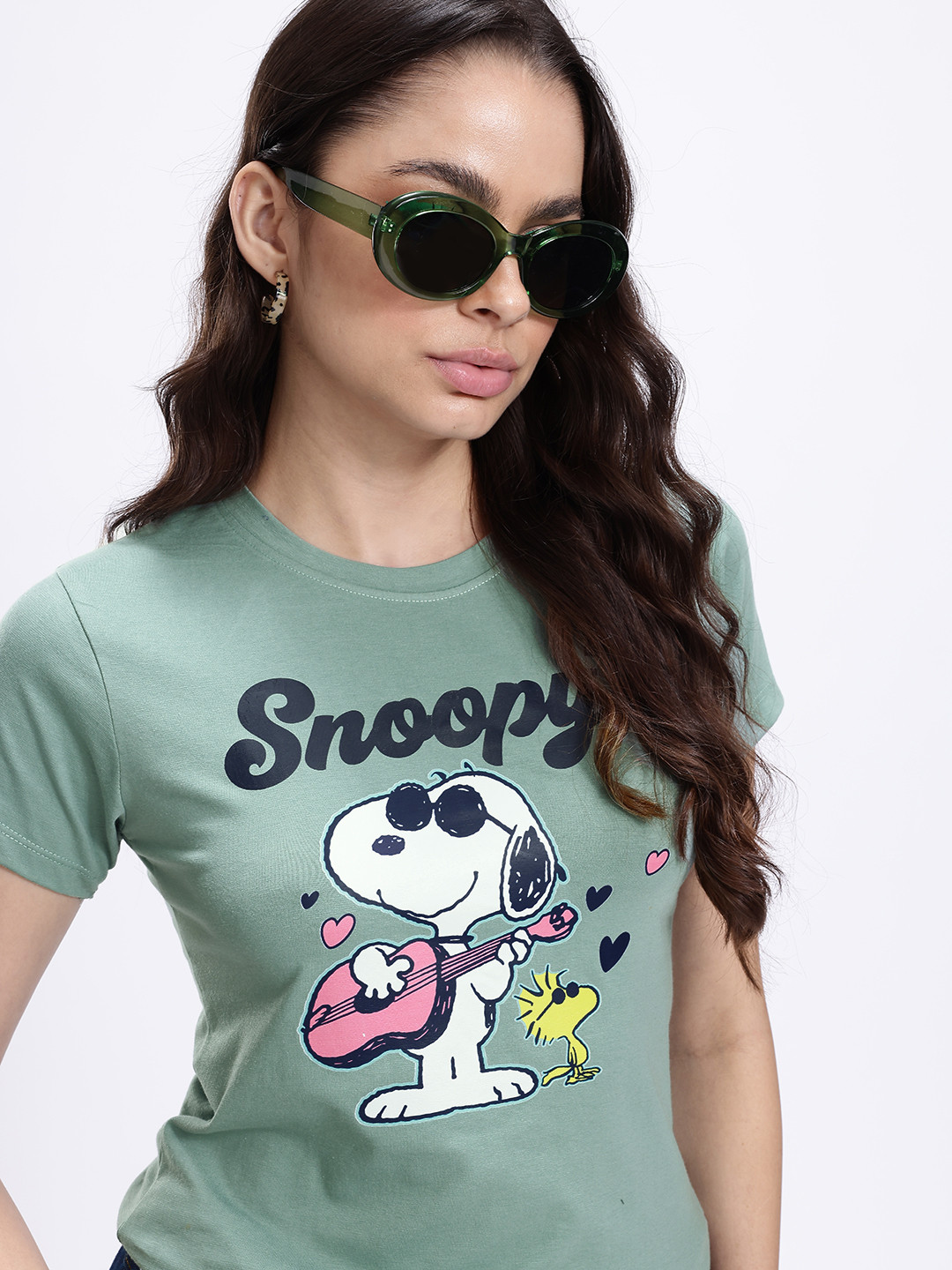 Kook N Keech Snoopy Graphic Printed T-shirt