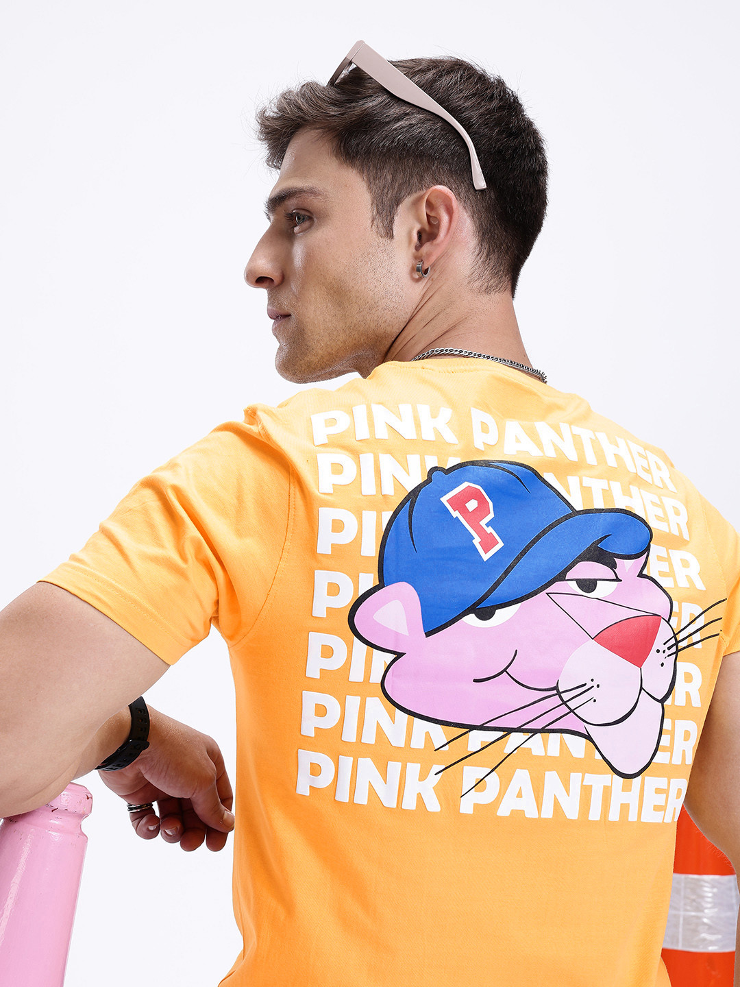Kook N Keech Pink Panther Graphic Printed Pure Cotton T-shirt