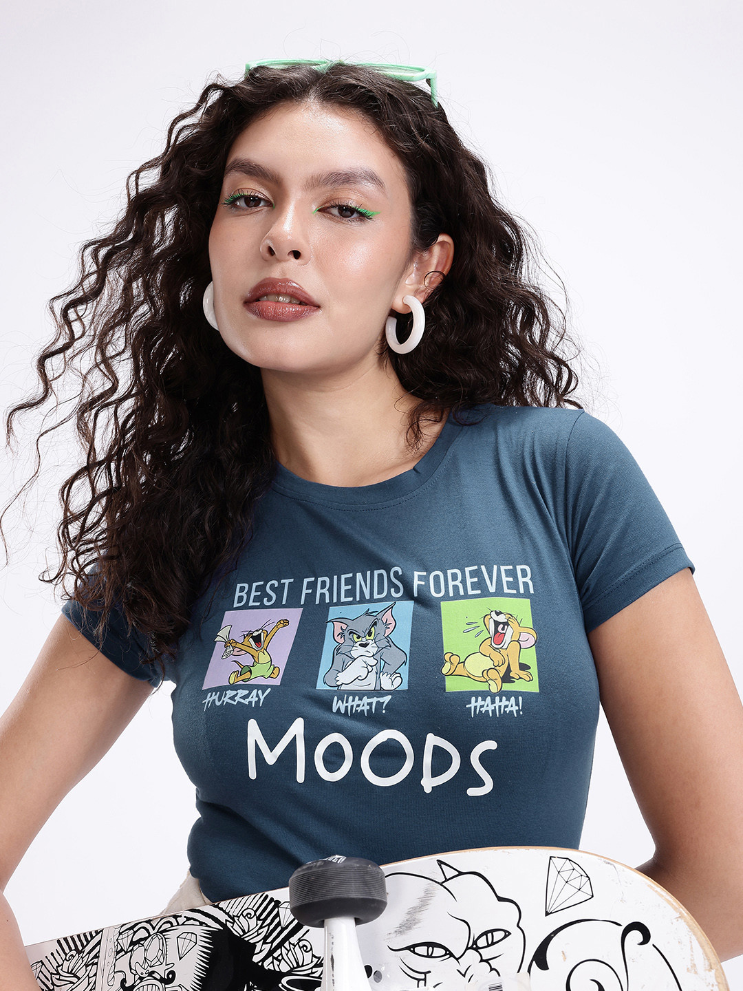 Kook N Keech Tom & Jerry Printed T-shirt