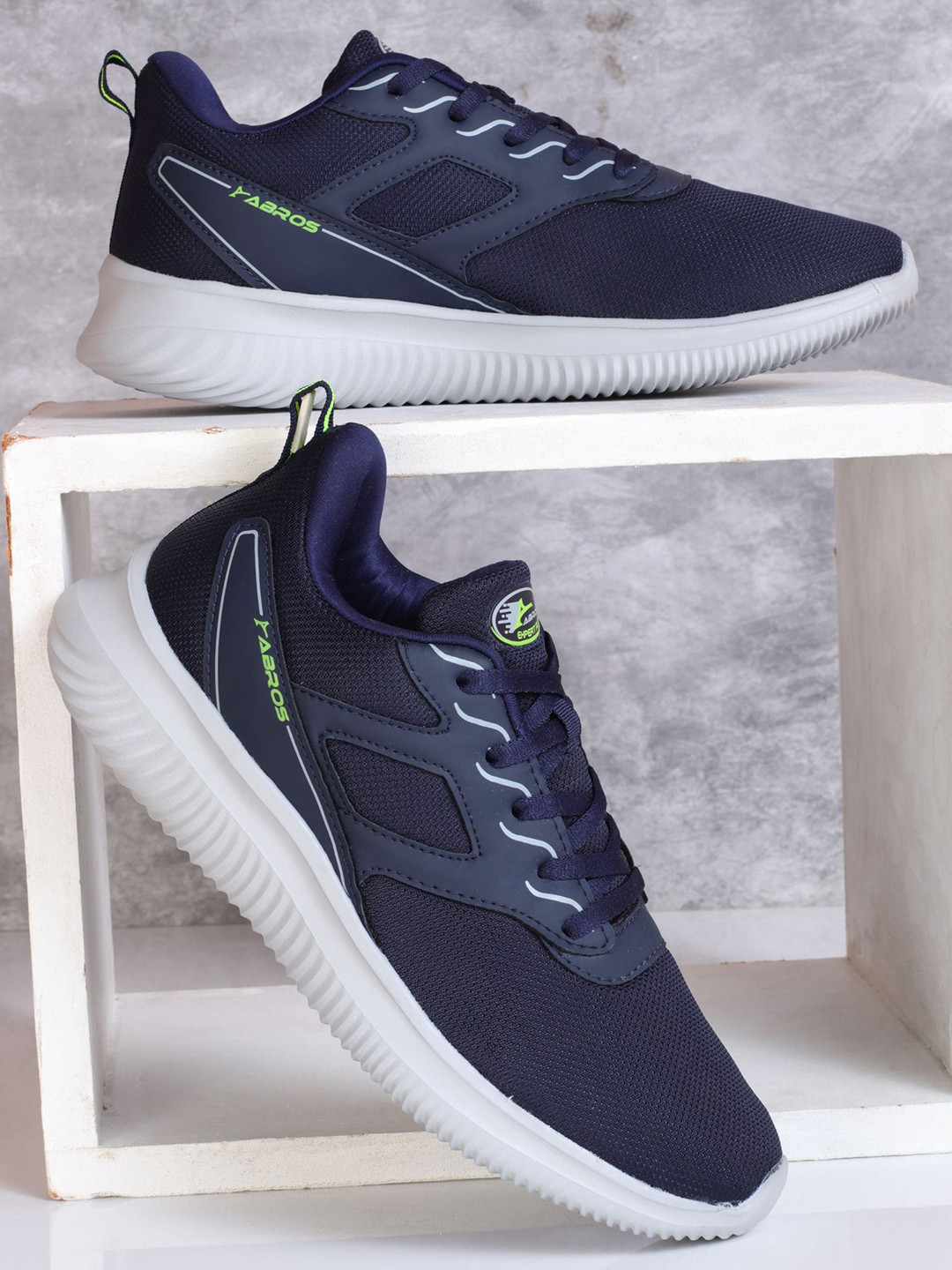 ABROS Men Breton On Mesh Running Shoes