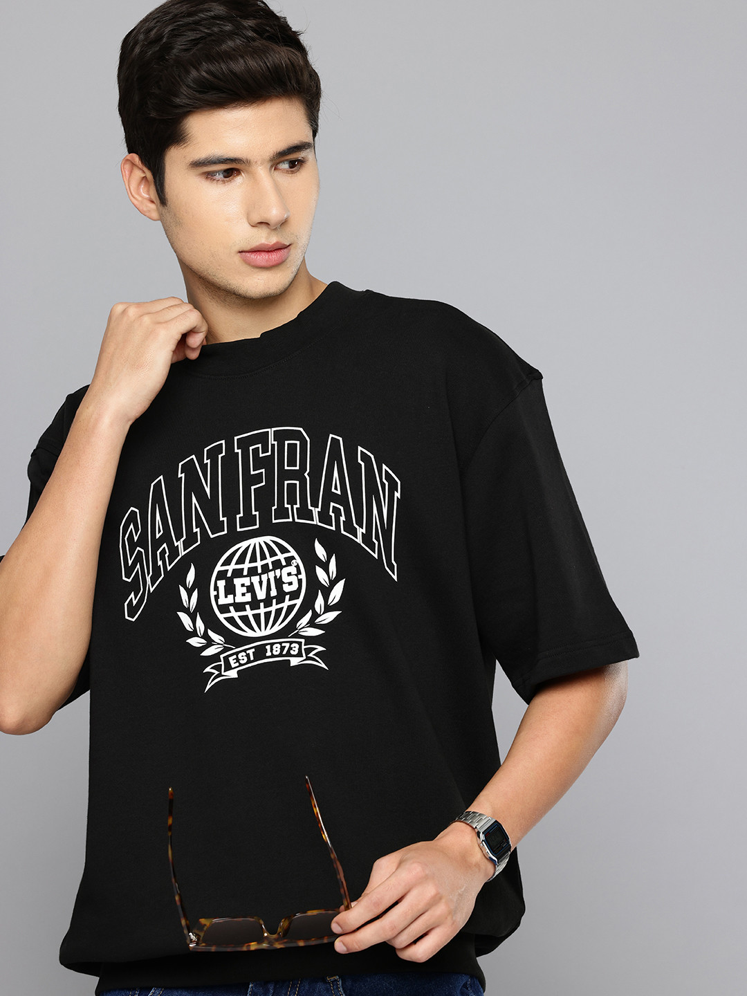 Levis Typography Printed Pure Cotton Sweatshirt
