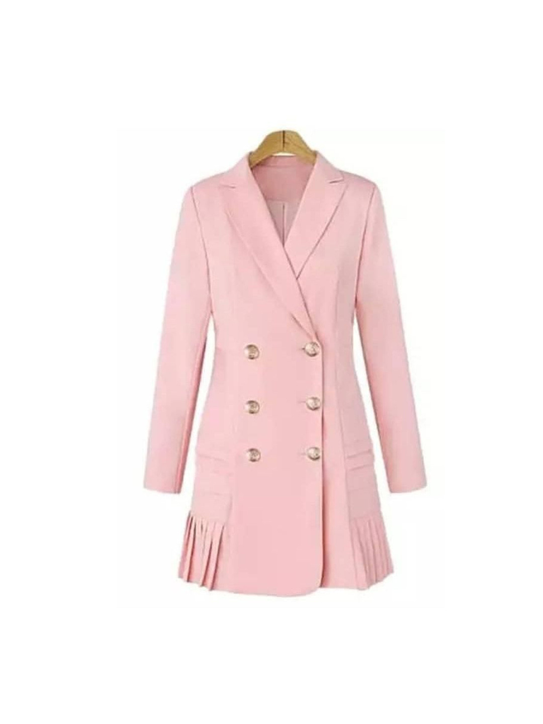 Miss Mosa By Akanksha  Women Pink Statement Blazer Dresses