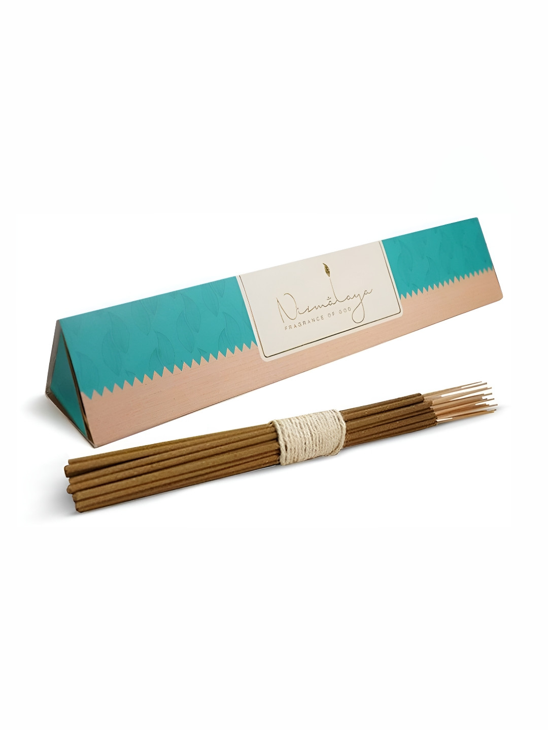 Nirmalaya 40 Pieces Brown & Blue 100% Organic Forest Wood Incense Sticks Agarbatti