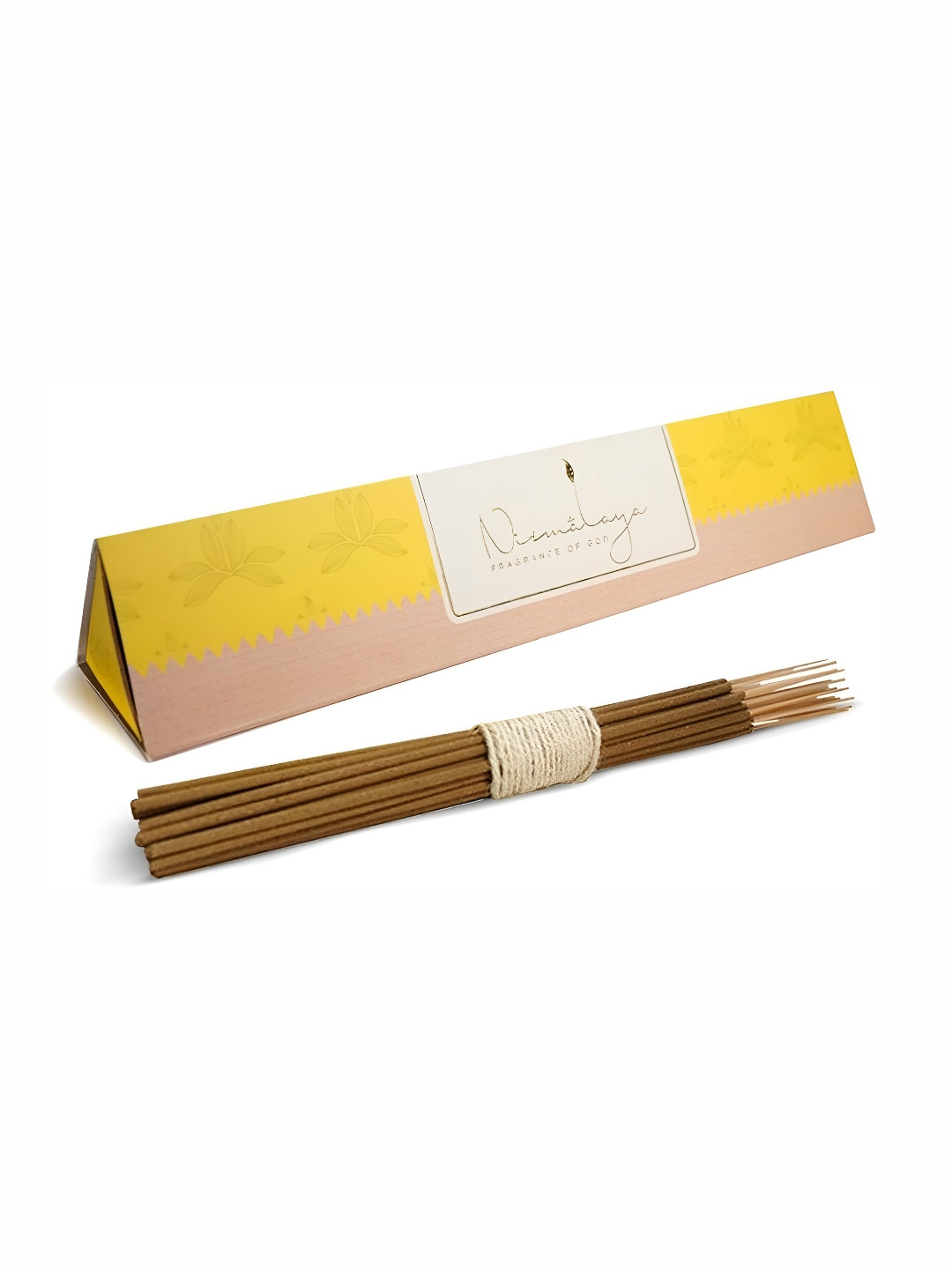 Nirmalaya 40 Pieces Brown Organic Jasmine Wooden Incense Sticks Agarbatti