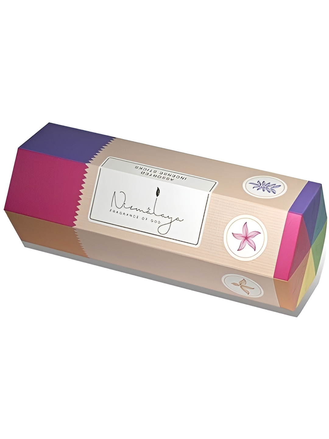 Nirmalaya 20 Pieces Brown & Blue Bundale DH1 100% Organic Incense Sticks