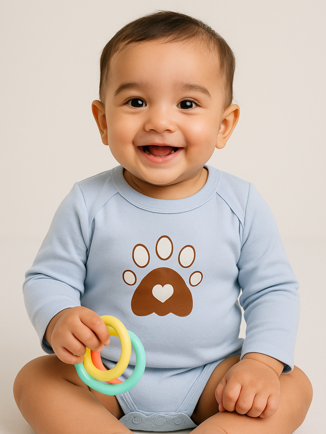 EARTHY TWEENS Kids Printed Jersey Rompers