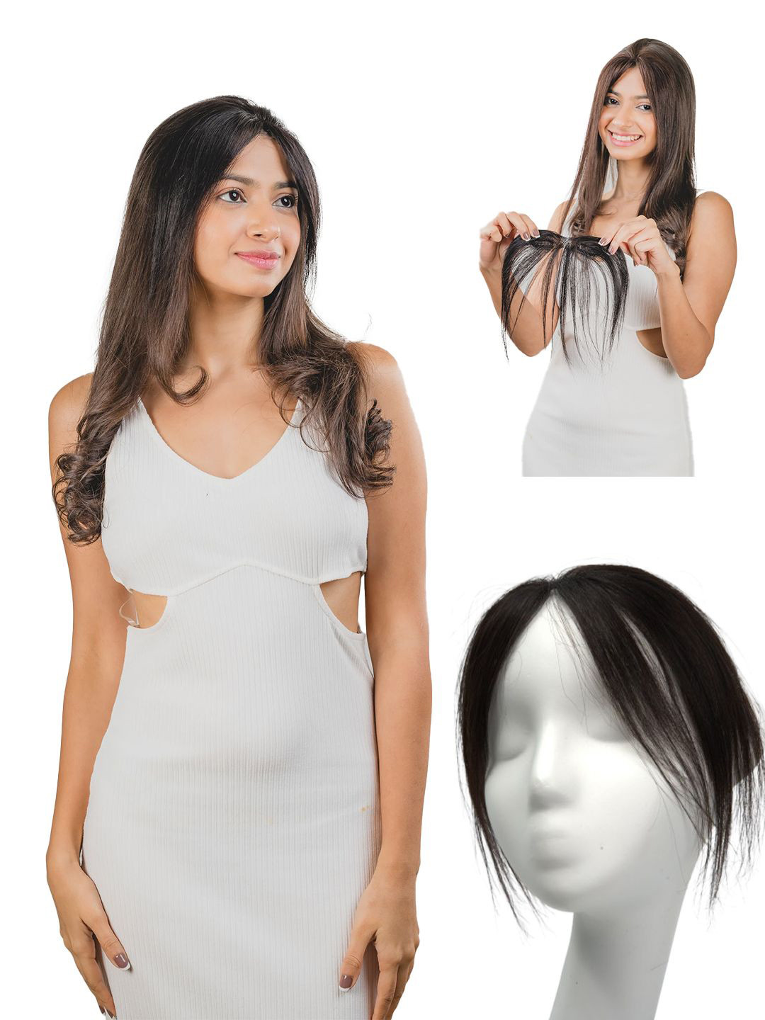 HAIR ORIGINALS Frontline Hair Patch Hair Extension - Natural Black