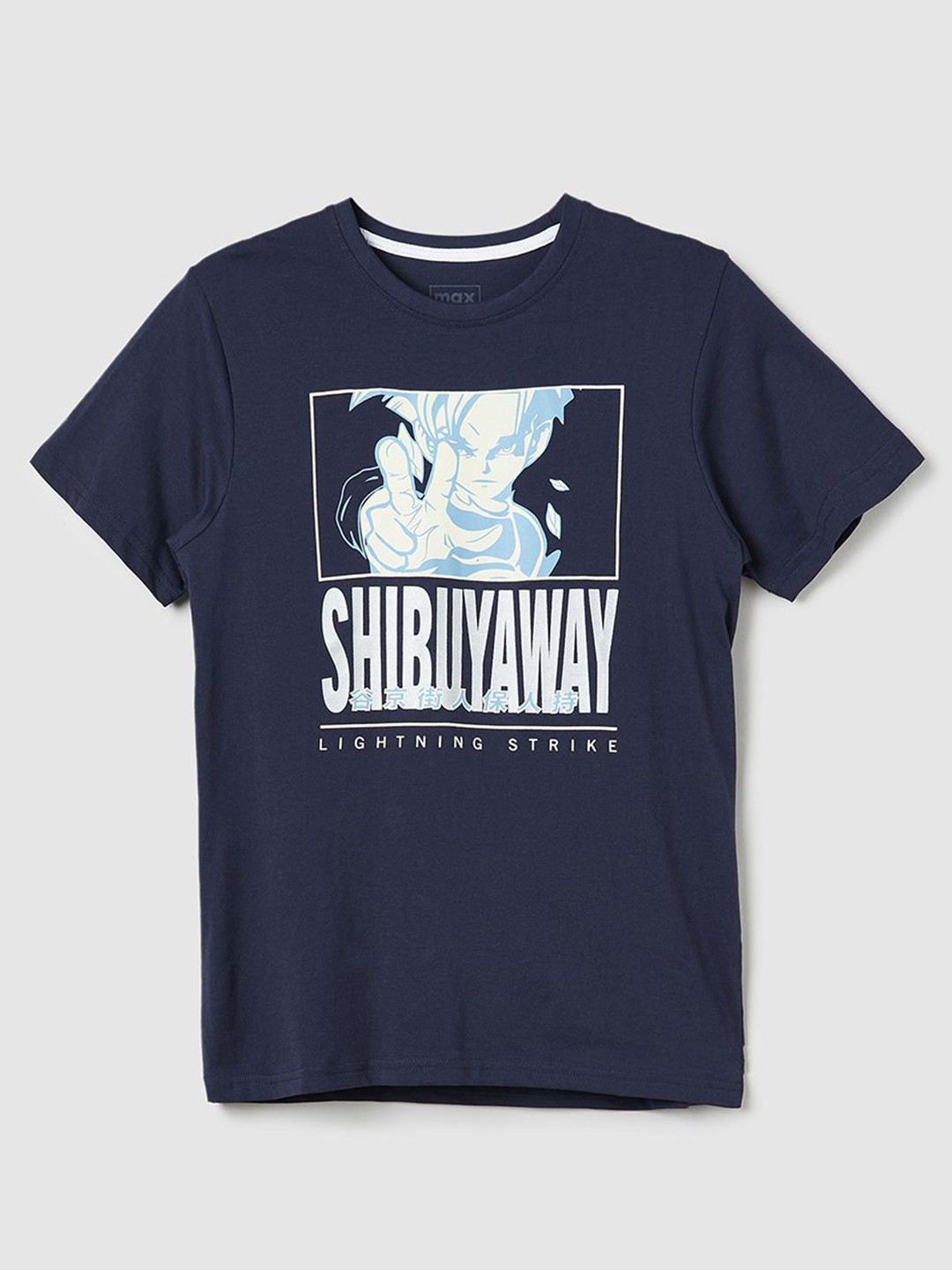 max Boys Dragon Ball Z Graphic Printed Round Neck Cotton T-shirt