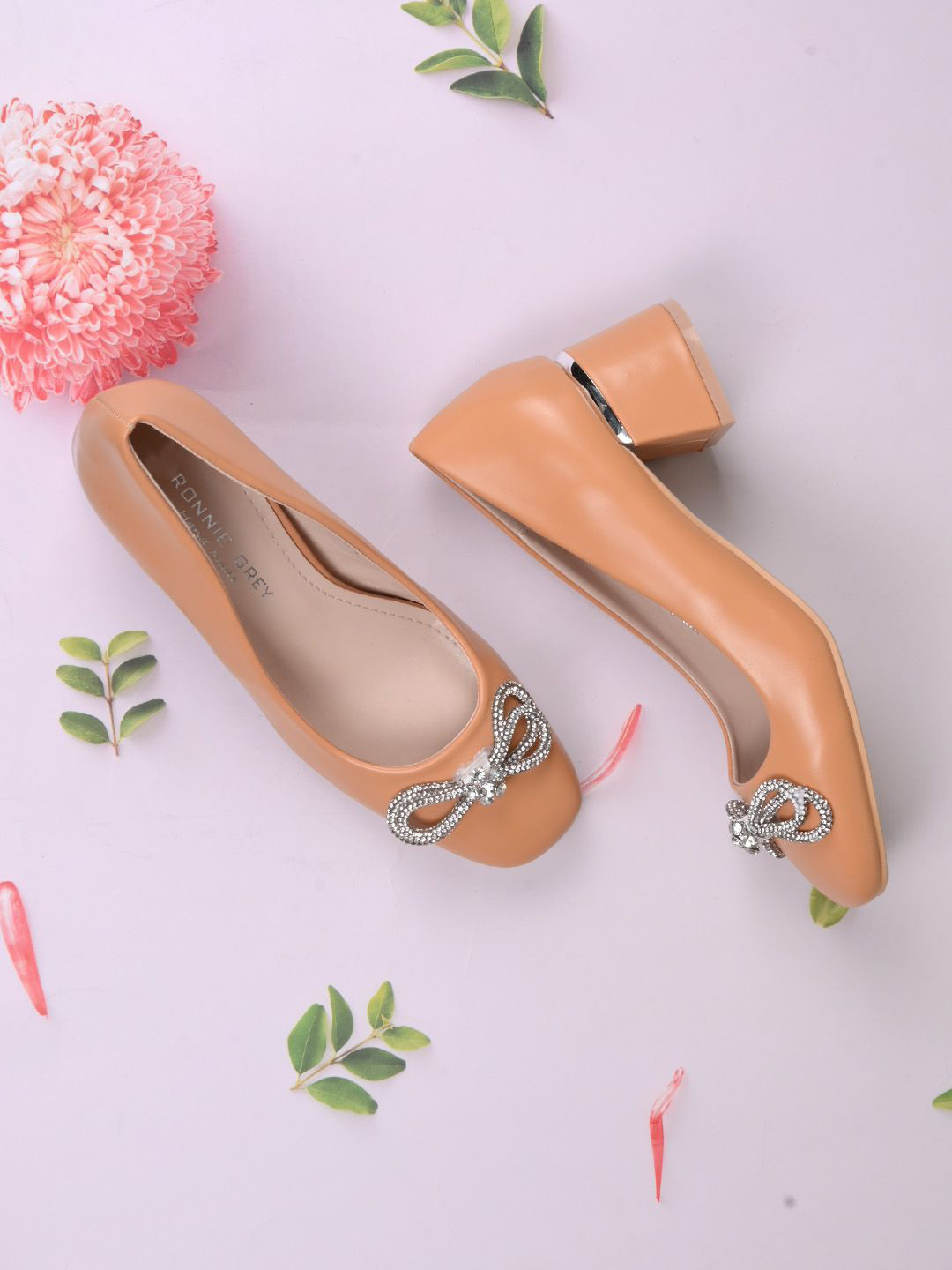 Ronnie Grey Women Block Heels Pumps