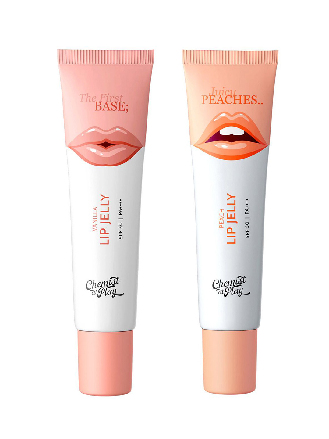 Chemist at Play Set Of 2 Moisture Tinted SPF 30 Lip Balm 10g Each - Vanilla & Peach