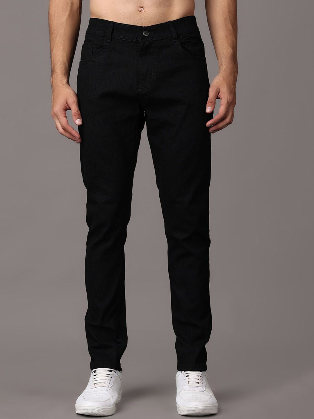 CLUBROCKS Men Regular Fit Mid-Rise Stretchable Jeans