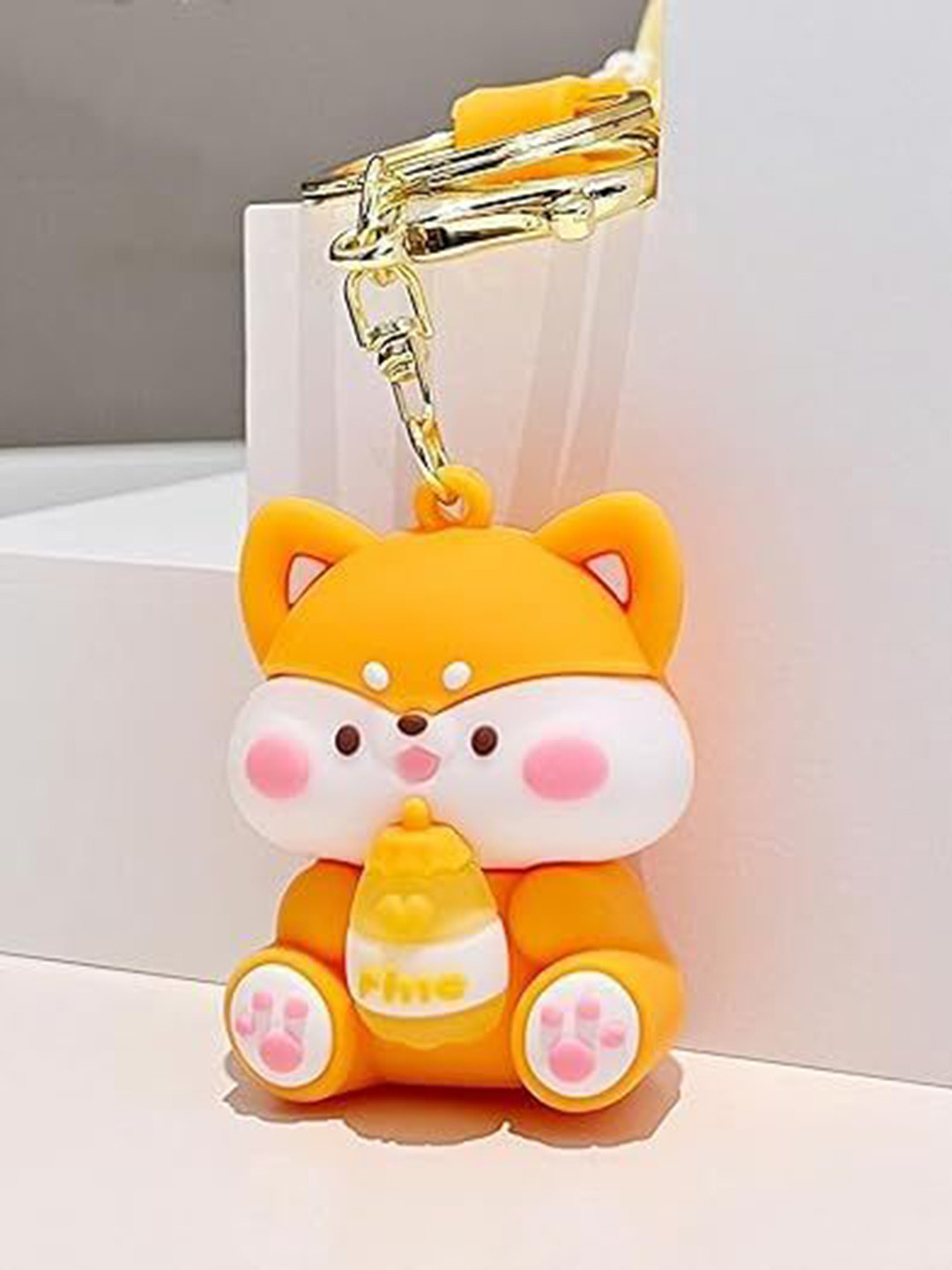 Wonderland Kids Textured Puppy Key Chain