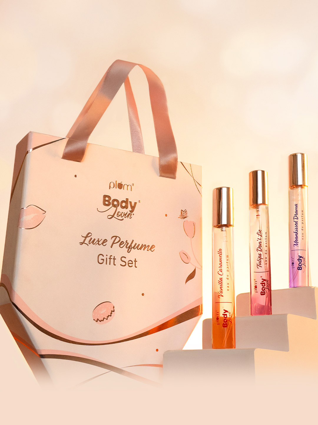 Plum Body Lovin' Set Of 3 Luxe Long Lasting Perfume Gift Set - 15 ml Each