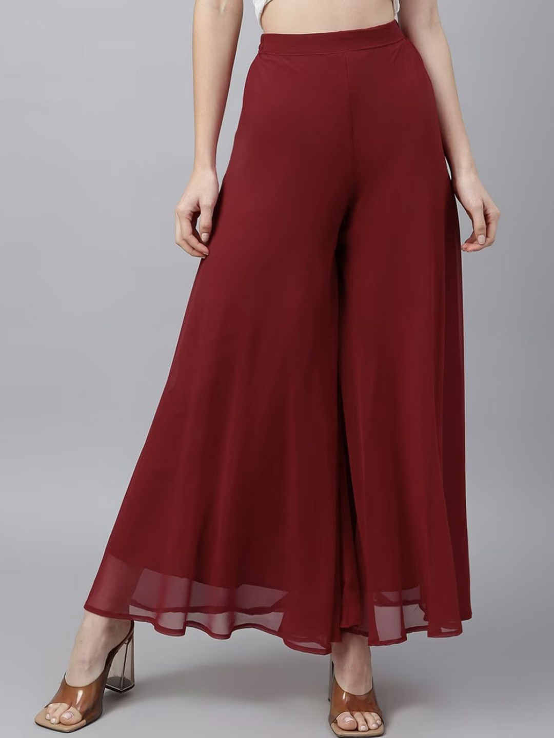 Moda Rapido Women Straight Fit Parallel Parallel Trousers