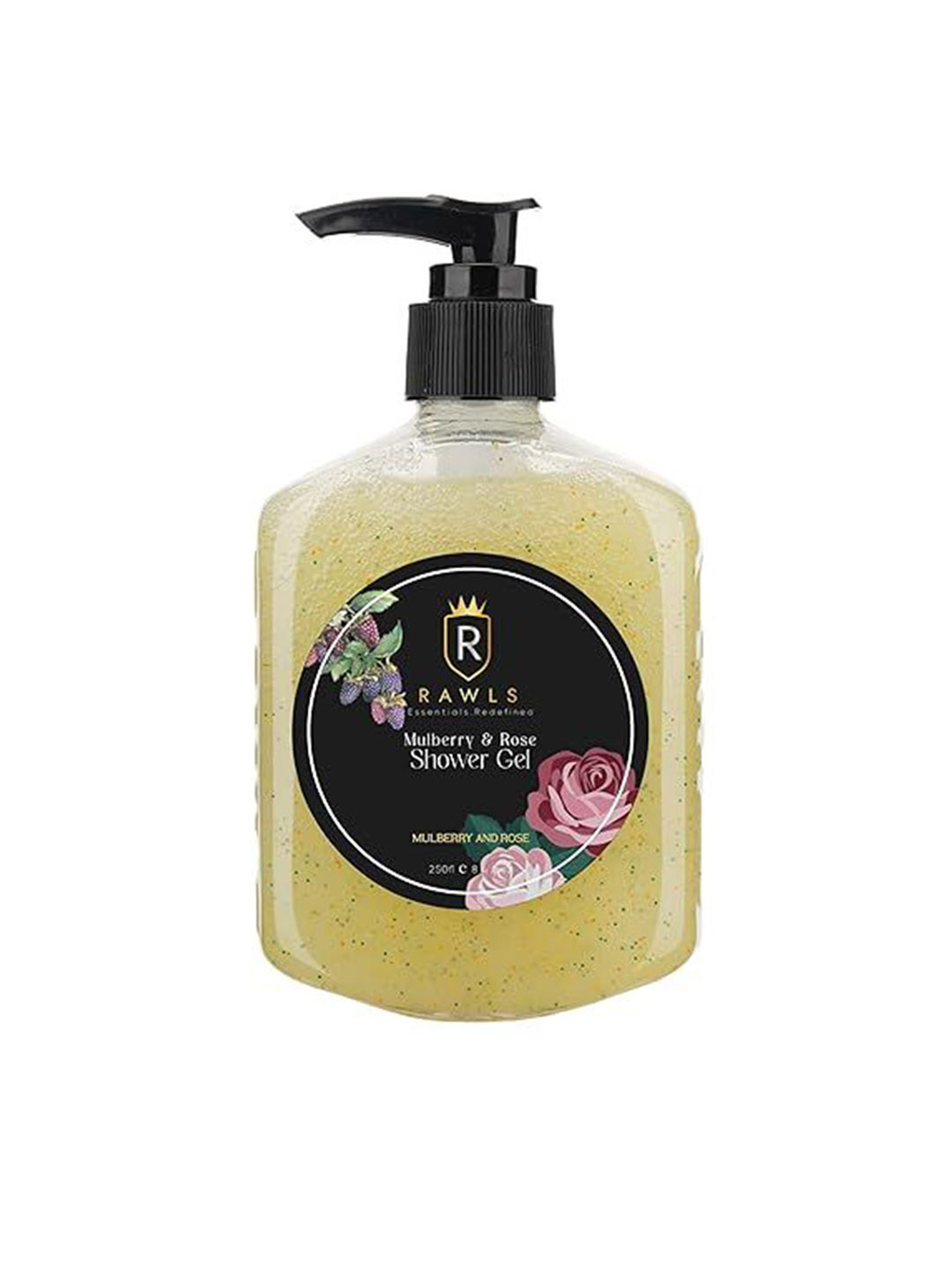 RAWLS Nourishing & Moisturizing Shower Gel With Mulberry & Rose - 250 ml