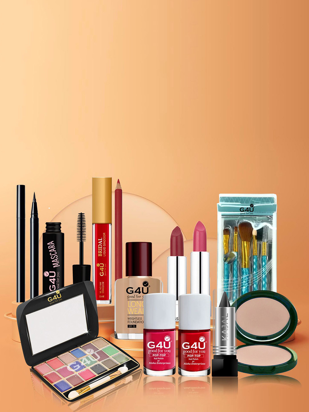 G4U Makeup Kit for women Full Beginner 17 Makeup Products Gift Set 10P23A1106