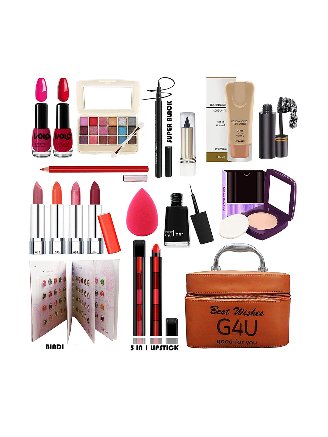 G4U Party Wear All In One Bridal Makeup Kit 06