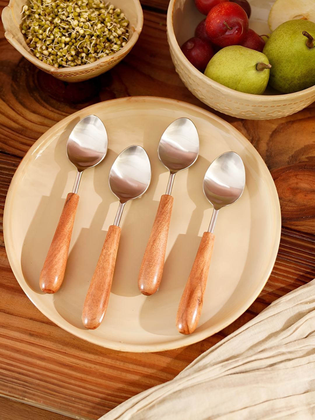 JAYPORE Grey Steel Cutlery Set of