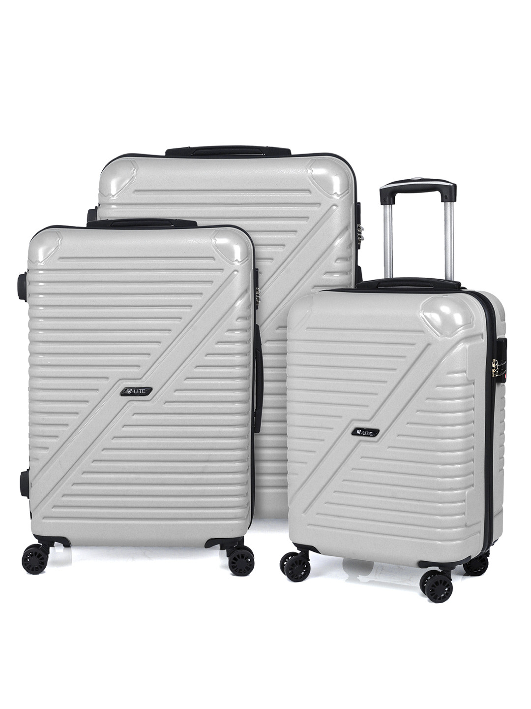 V By Verage Horizon Set of 3 Hard Sided Suitcases