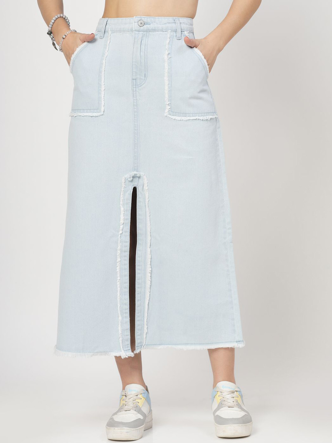 COSMIC Women A-Line Midi Skirt