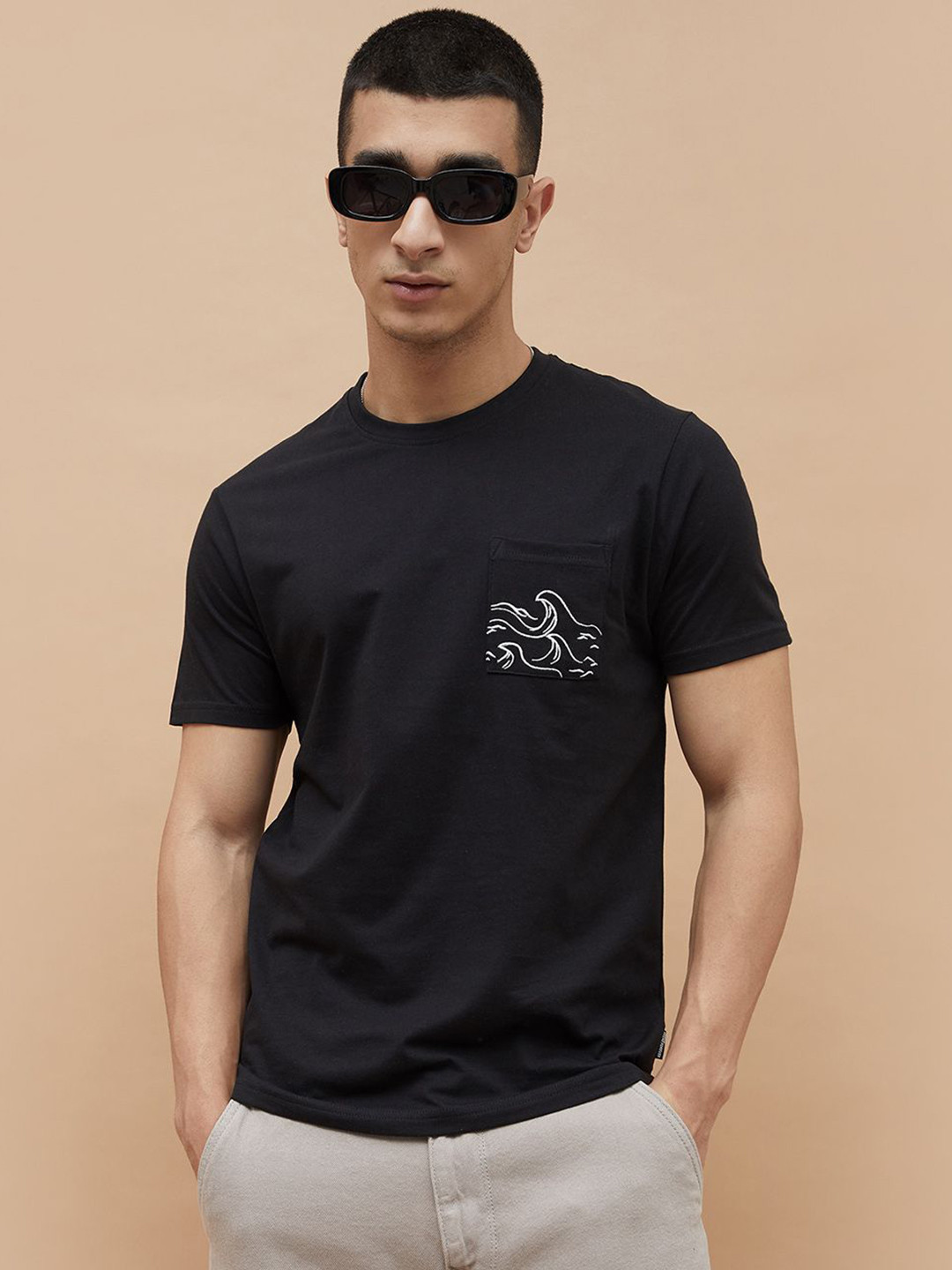 Fame Forever by Lifestyle Men Biker Printed Extended Sleeves T-shirt