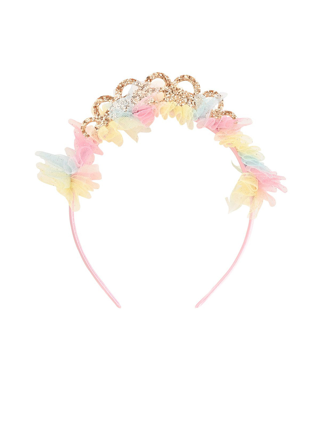Aye Candy Girls Tulle Heart Crown Hairband