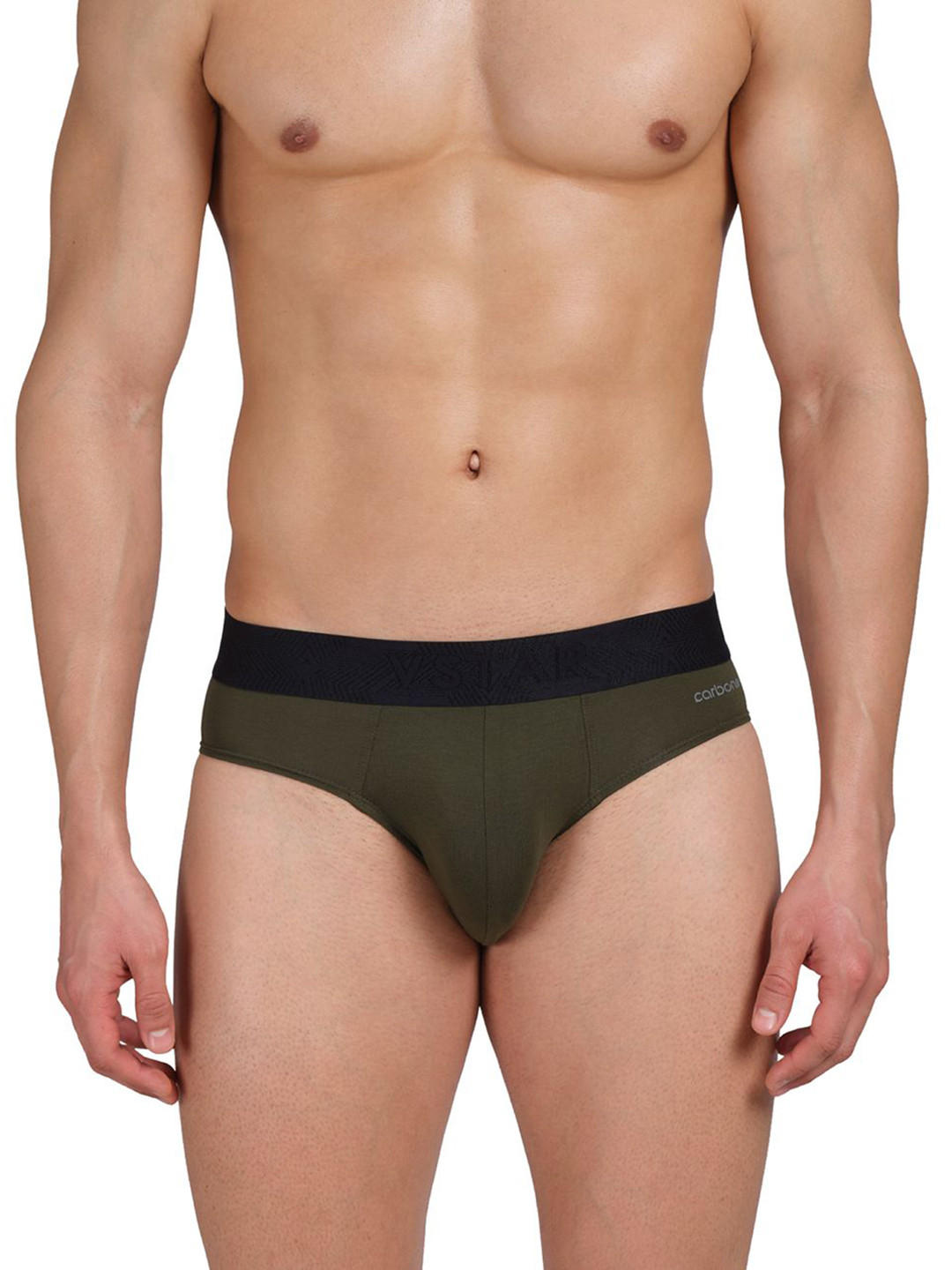 VSTAR CB02 Anti Bacterial Basic Briefs CB 02-RIFLE_GREEN