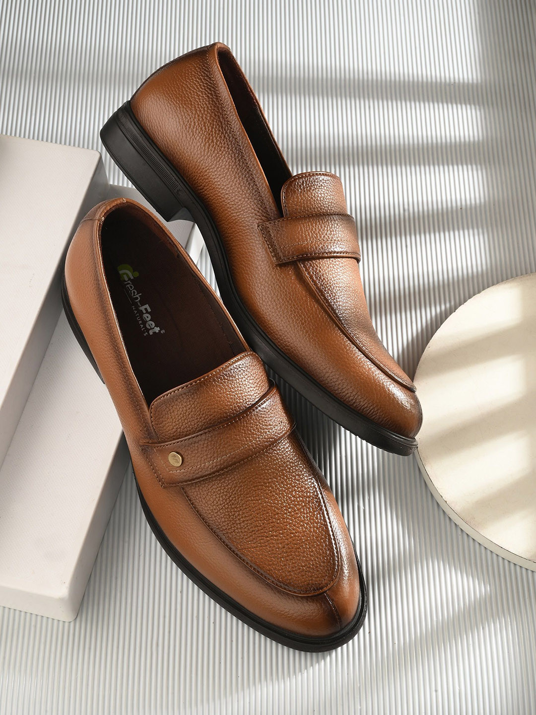 FRESH 1947 FEET Men Leather Formal Loafers