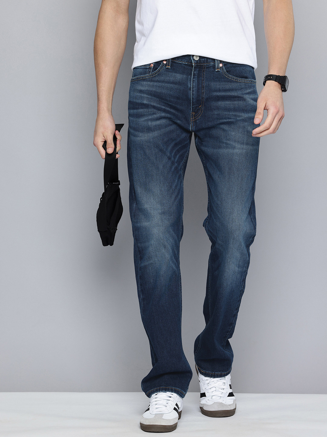 Levis Men 505 Light Fade Stretchable Jeans