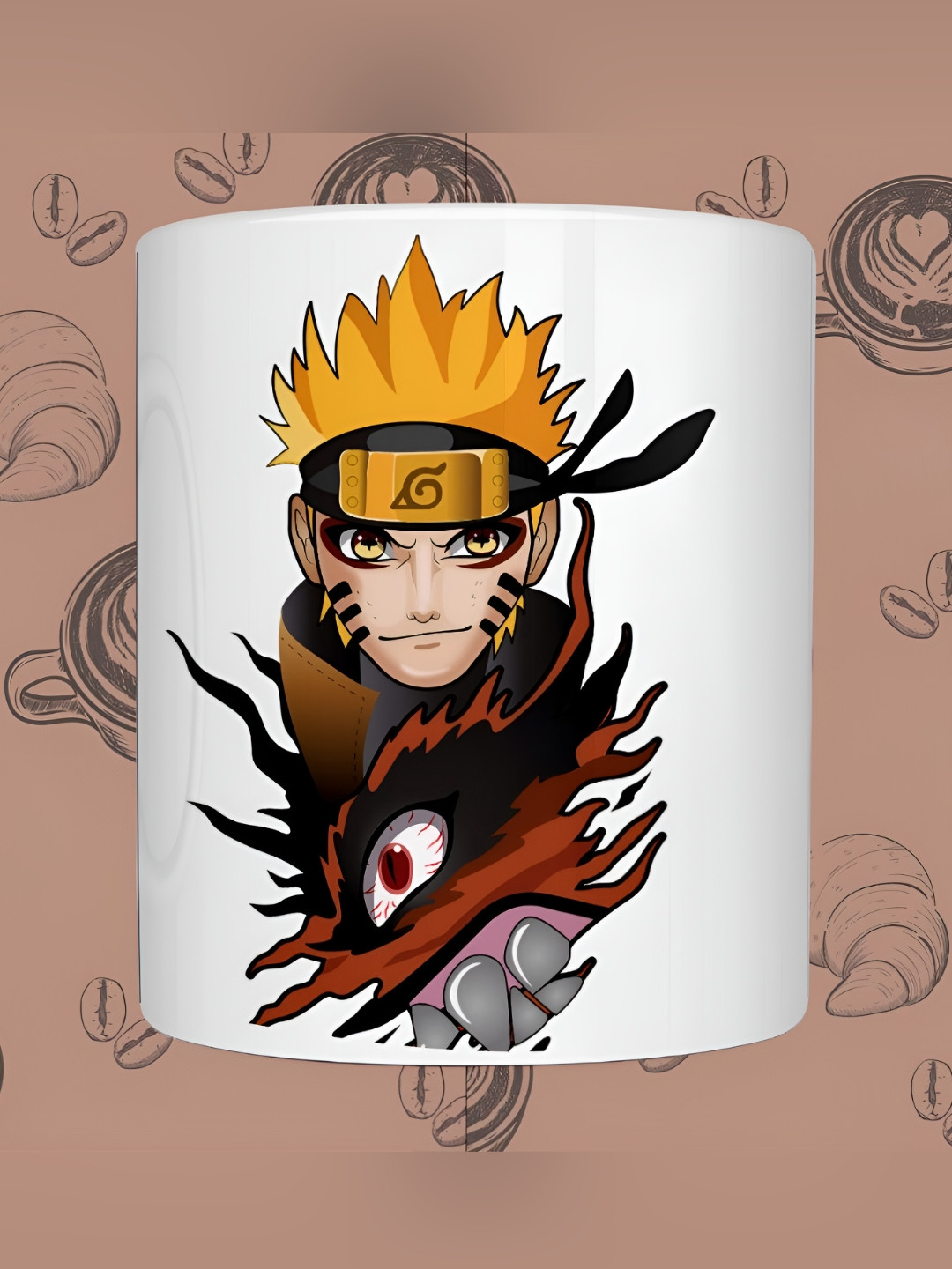 JAVA IMPRESSIONS Lucky Clover White Conversational Ceramic Microwave Safe Mug-350ml