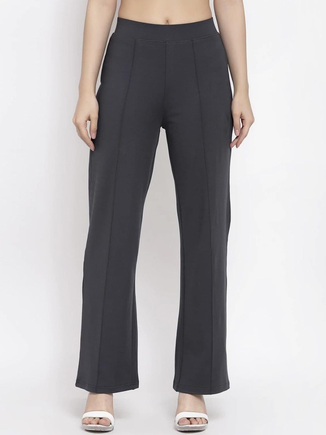 BENZOS Women Grey Track Pants