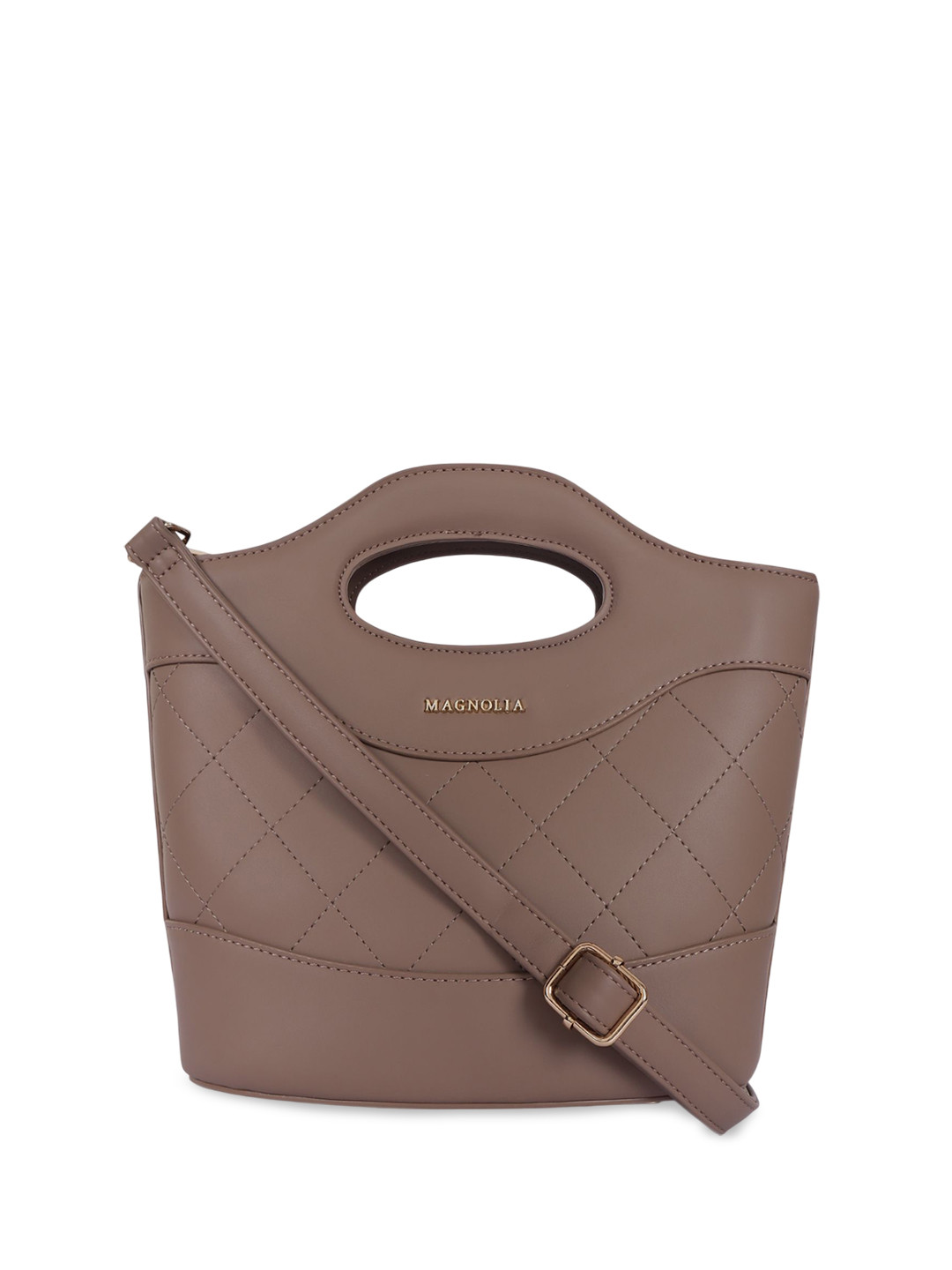 MAGNOLIA PU Quilted Handheld Bag