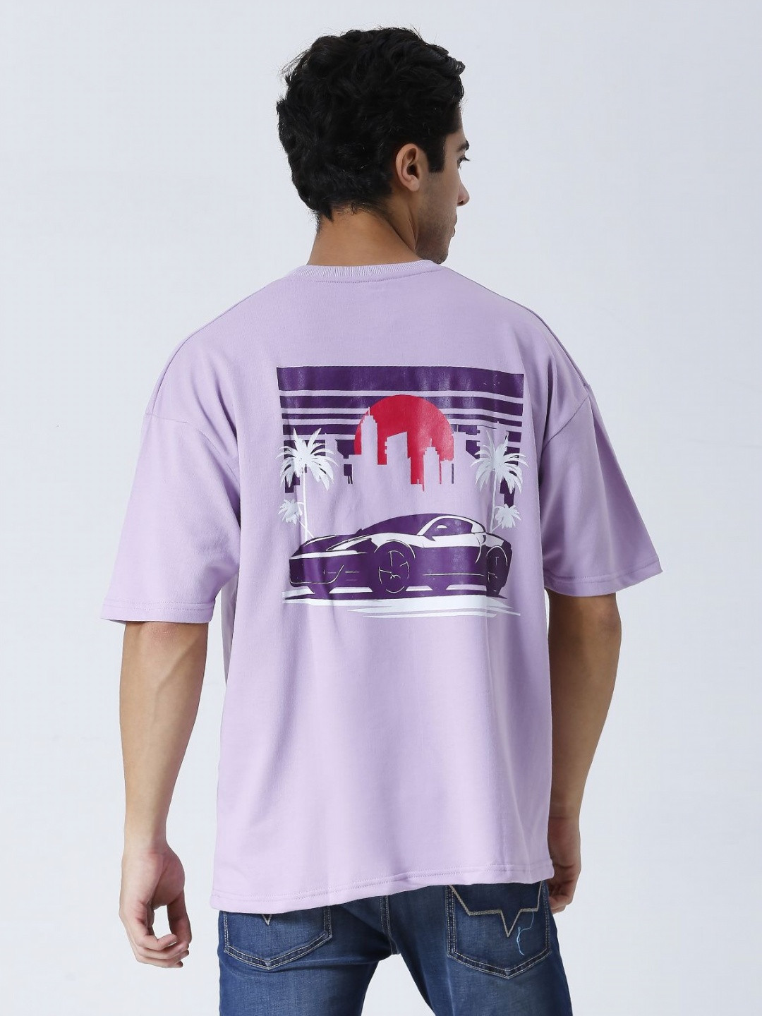HOUSE OF RS Men Sustainable Printed Extended Sleeves Pockets T-shirt