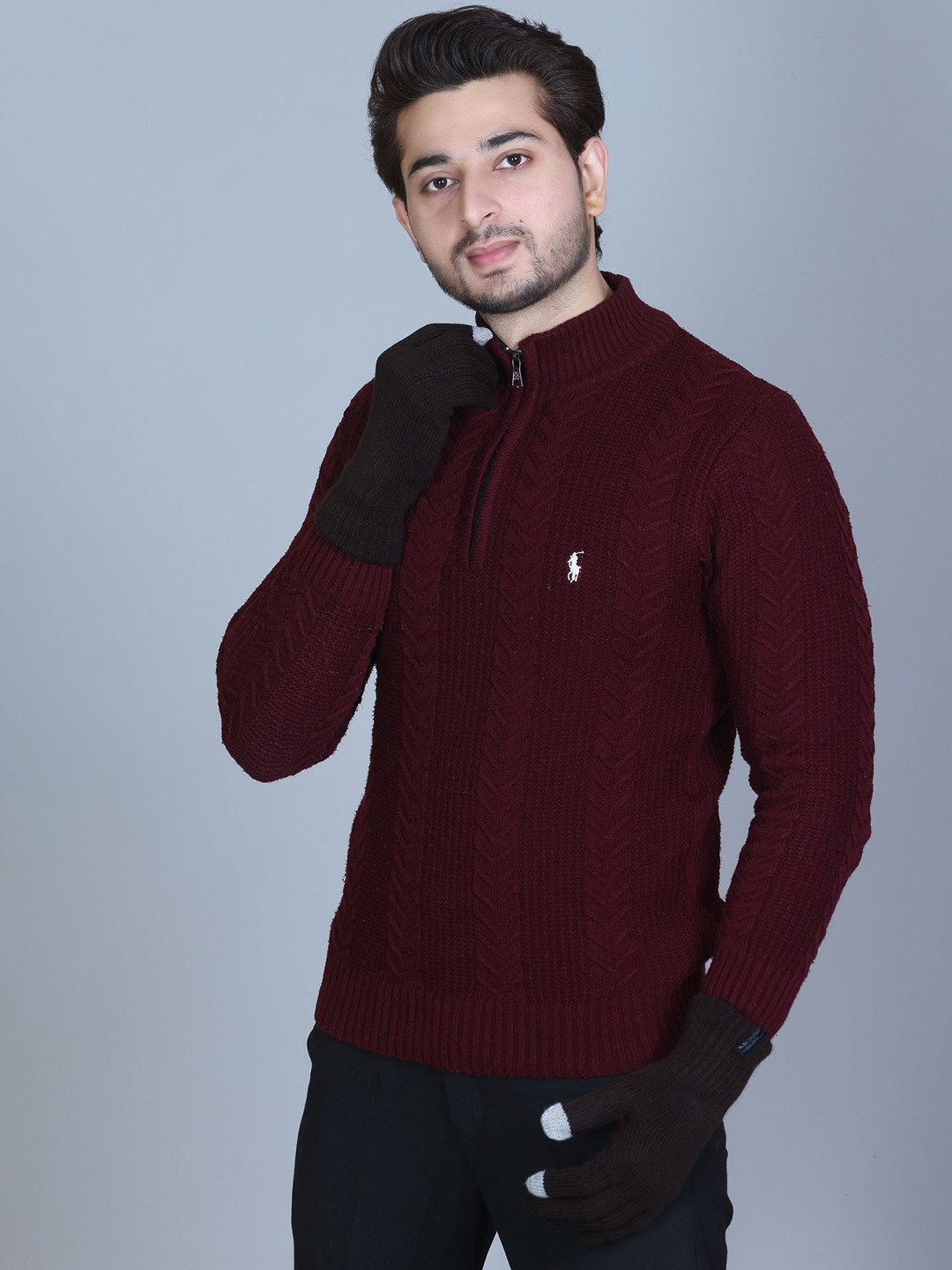513 Men Acrylic Winter Gloves