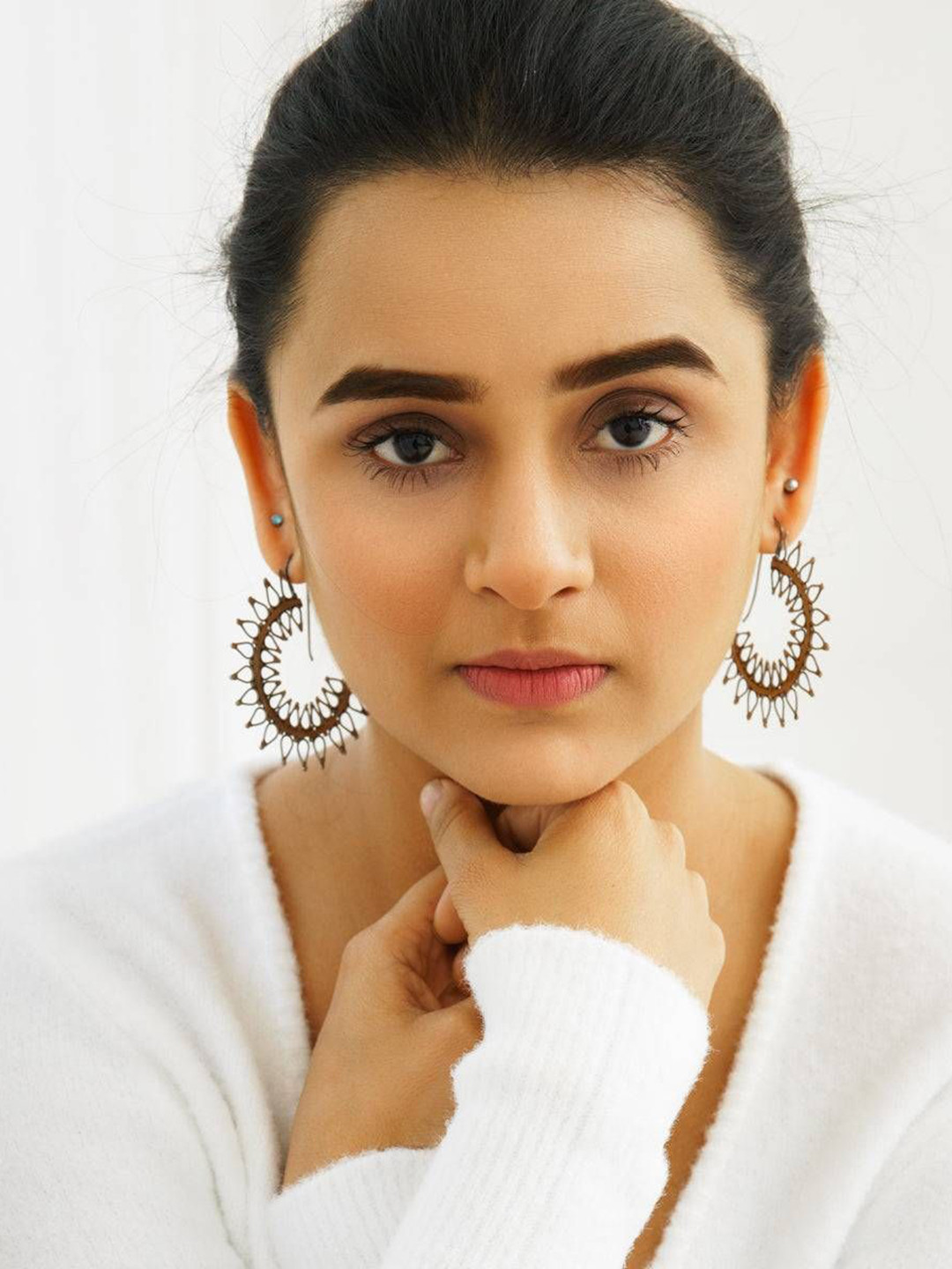 House of Aadyaa 925 Sterling Silver Classic Oxidised Drop Earrings