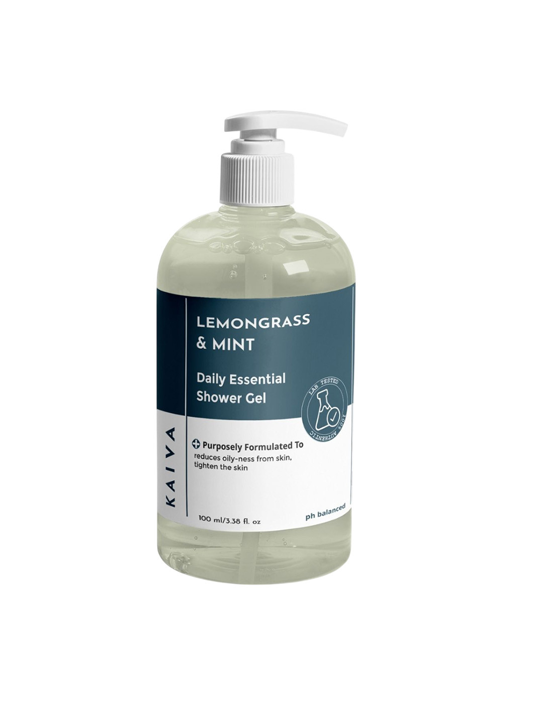 KAIVA Lemongrass & Mint Shower Gel With Vitamin E - 100 ml