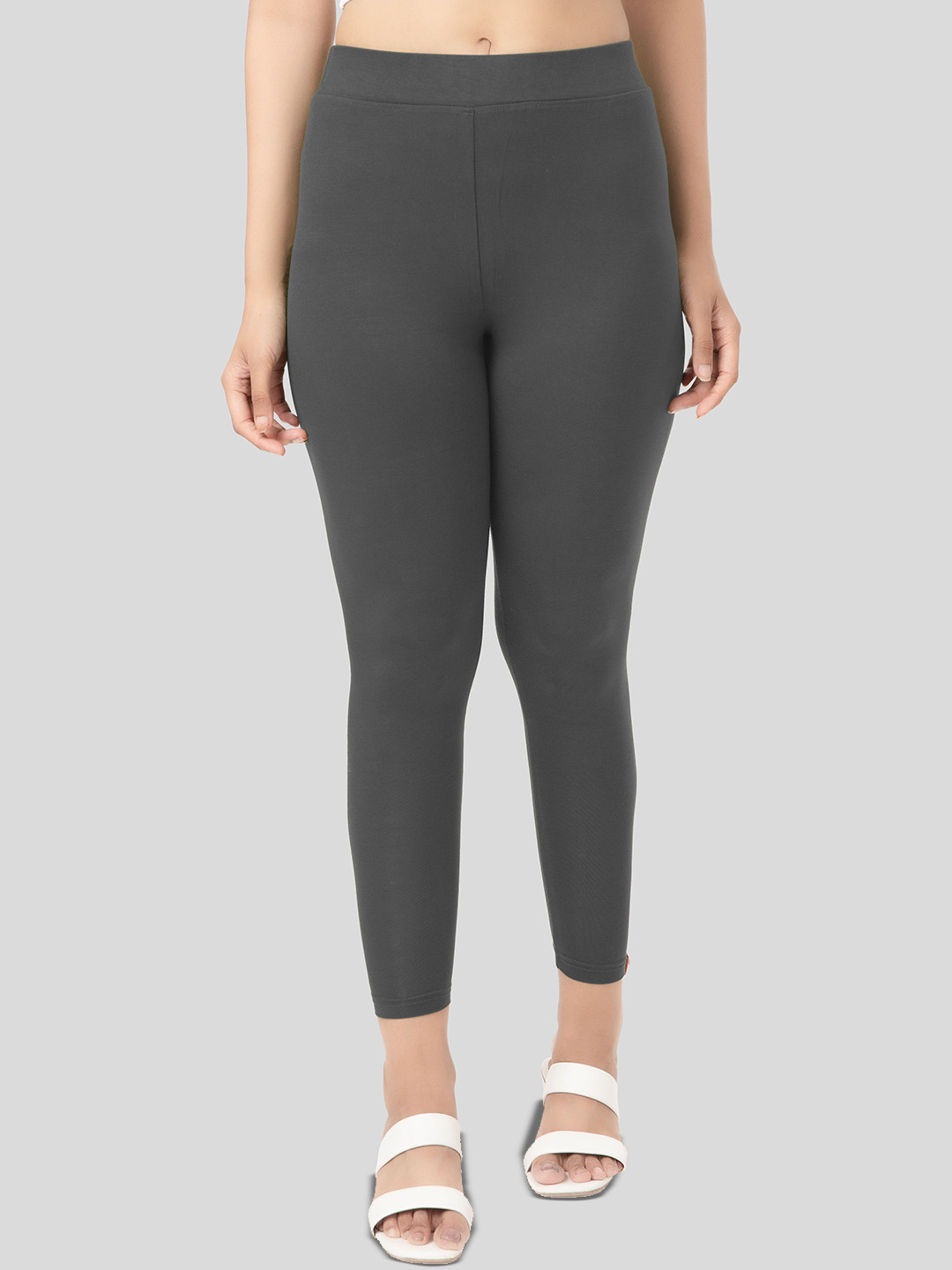 Digsel Cool Cotton Women Mid-Rise Ankle-Length Leggings