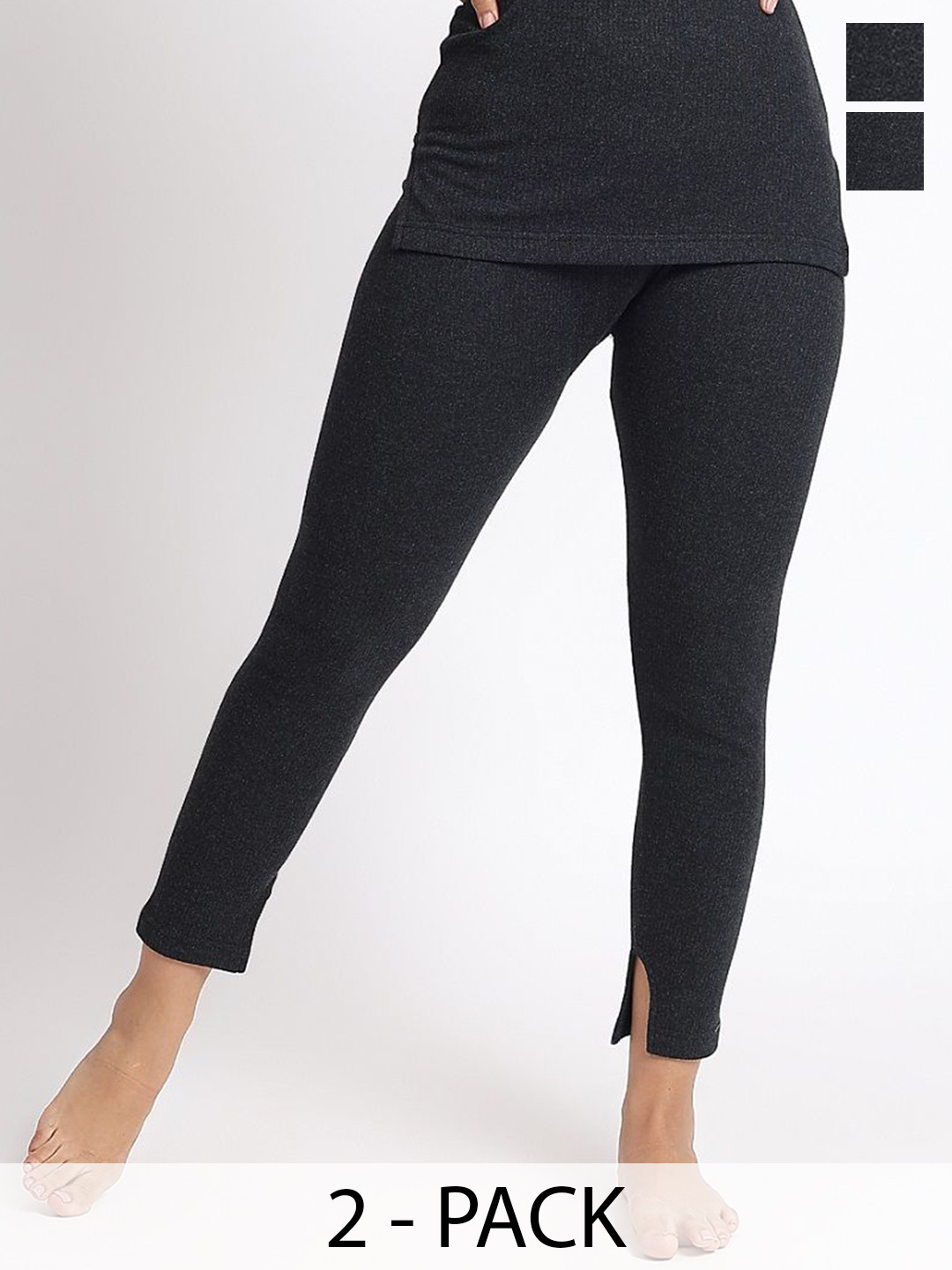 T.T. Pack Of Cotton Rich With Elastomeric Thermal Bottoms