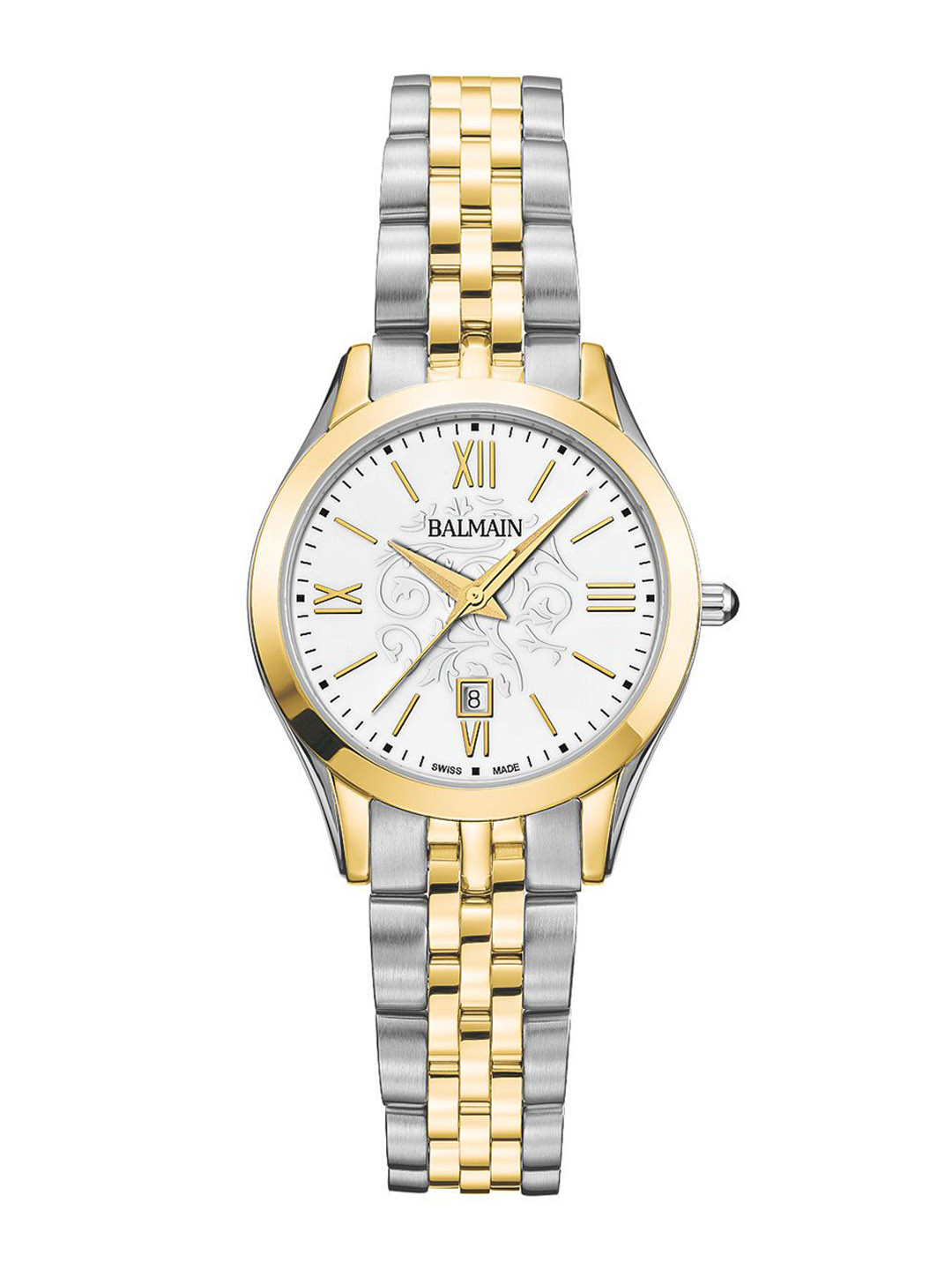 Balmain Women Classic R Patterned Dial Analogue Watch B41123112