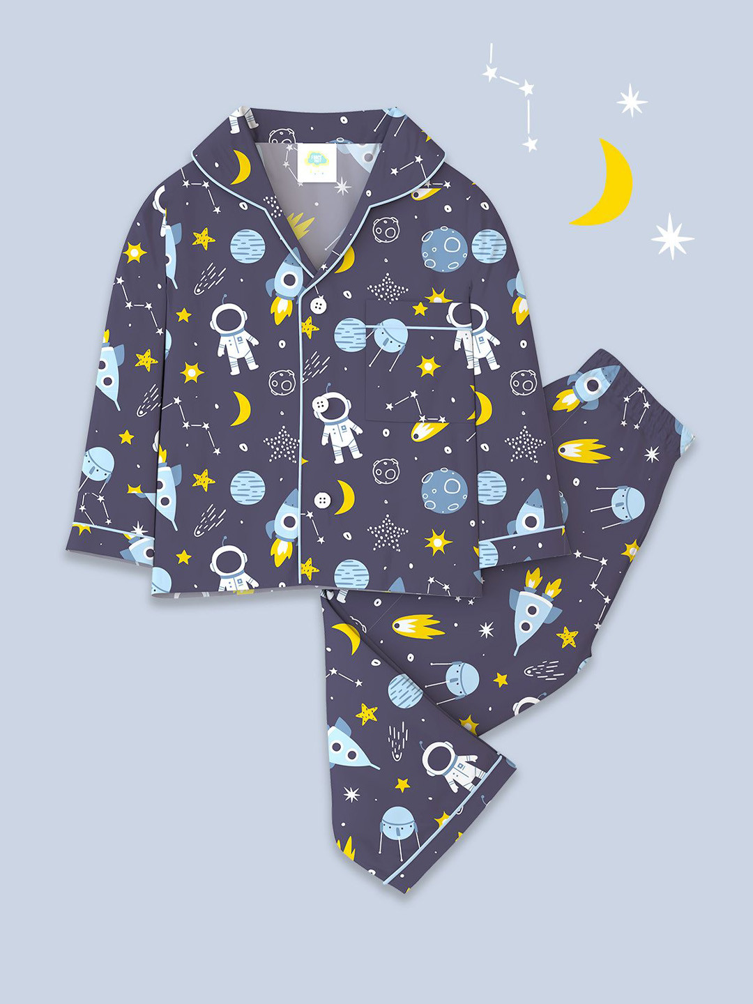 Fancy Fluff Boys Printed Night suit