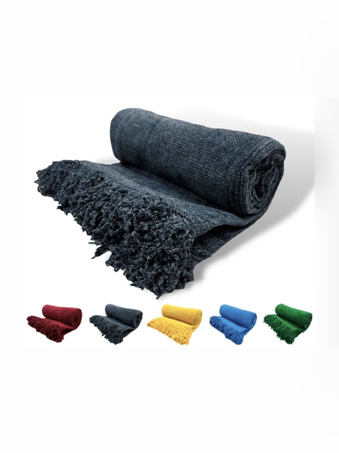 Fashion Throw Grey Mild Winter 233 GSM Double Bed Blanket